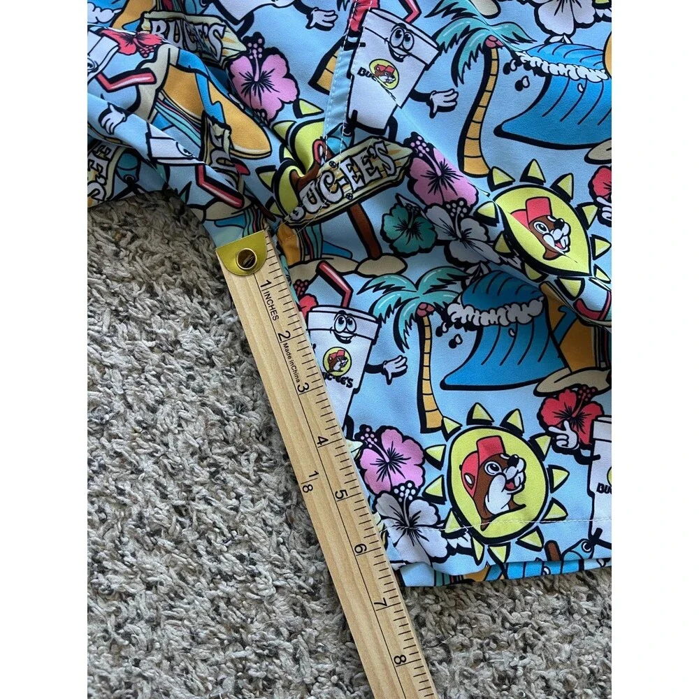 Buc-ee's Swimming Trunks Mens Small Lined Swim Shorts 6.5